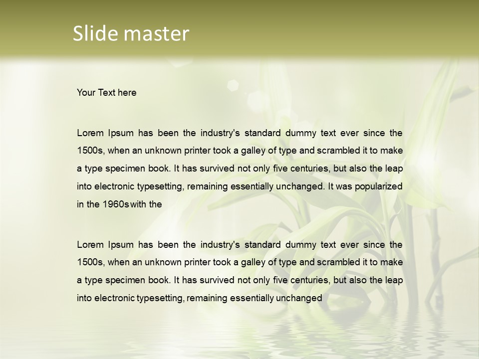 Wellness Older Peaceful PowerPoint Template