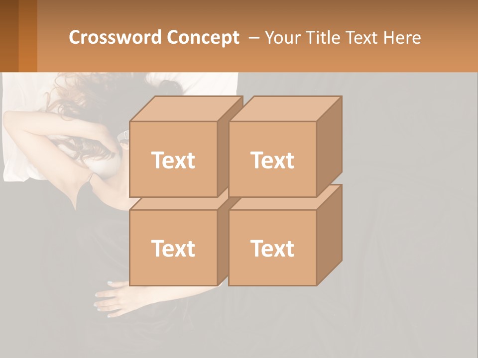 Older Portrait Peaceful PowerPoint Template