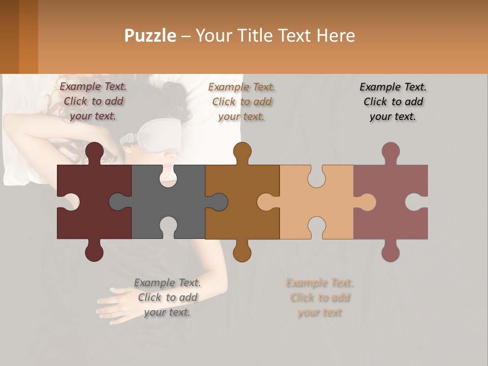 Older Portrait Peaceful PowerPoint Template