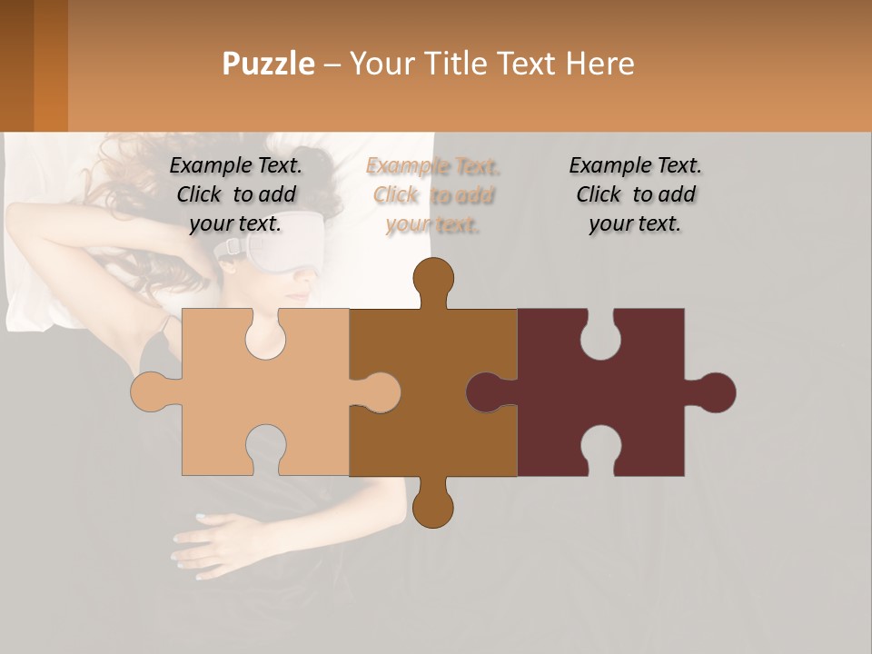 Older Portrait Peaceful PowerPoint Template