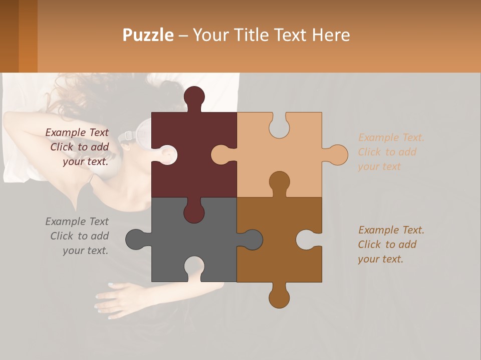 Older Portrait Peaceful PowerPoint Template