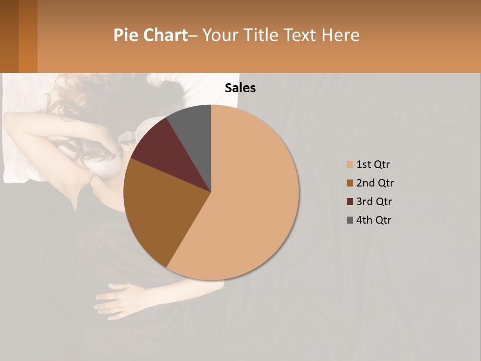 Older Portrait Peaceful PowerPoint Template