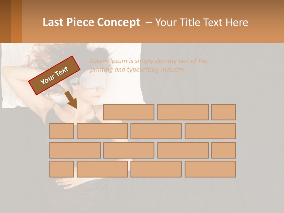 Older Portrait Peaceful PowerPoint Template