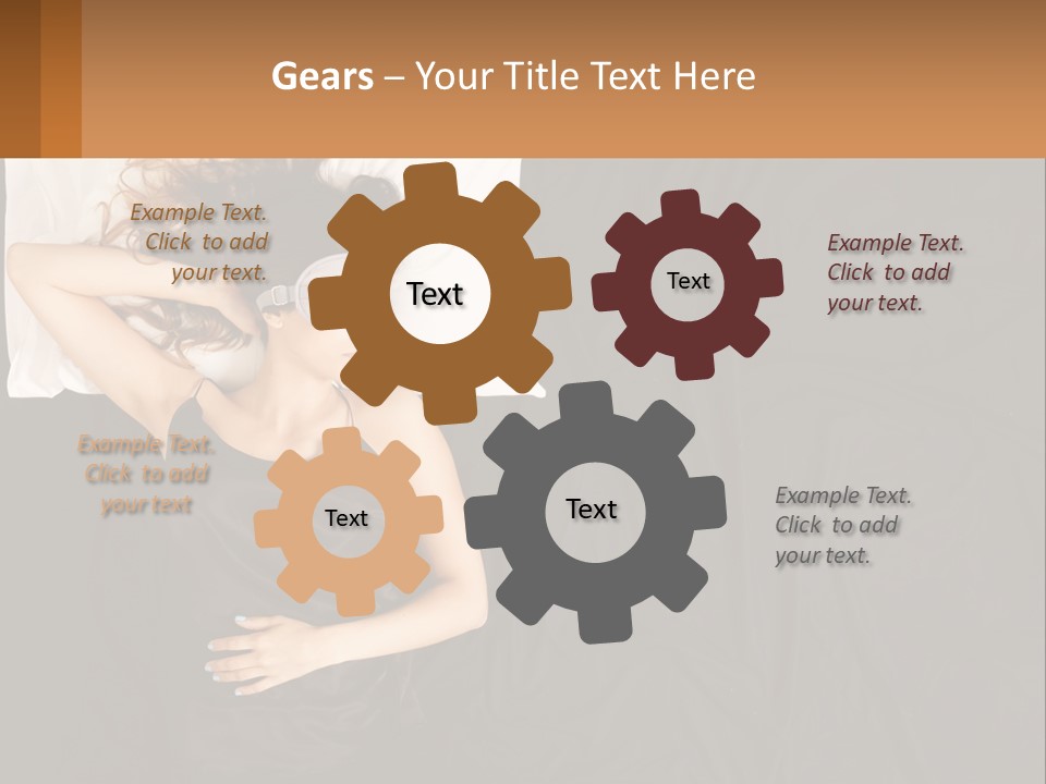 Older Portrait Peaceful PowerPoint Template