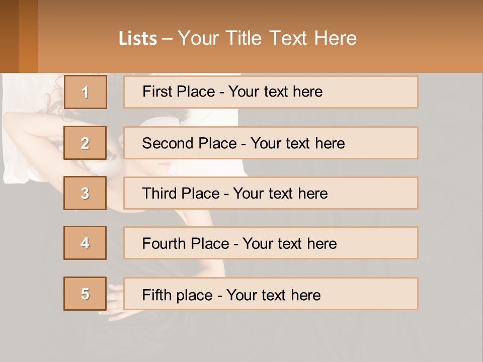 Older Portrait Peaceful PowerPoint Template