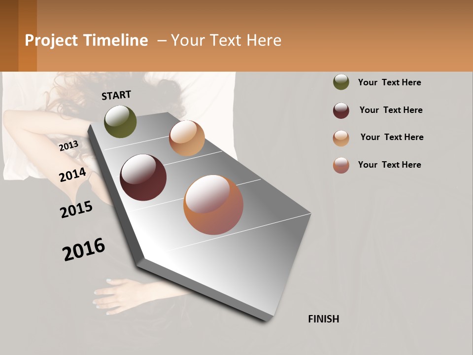 Older Portrait Peaceful PowerPoint Template