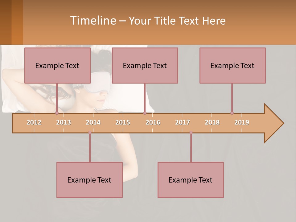 Older Portrait Peaceful PowerPoint Template