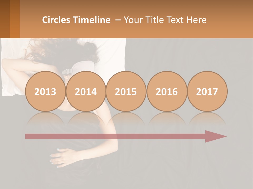Older Portrait Peaceful PowerPoint Template