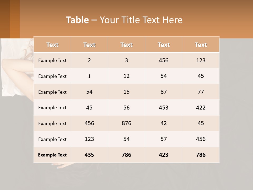 Older Portrait Peaceful PowerPoint Template