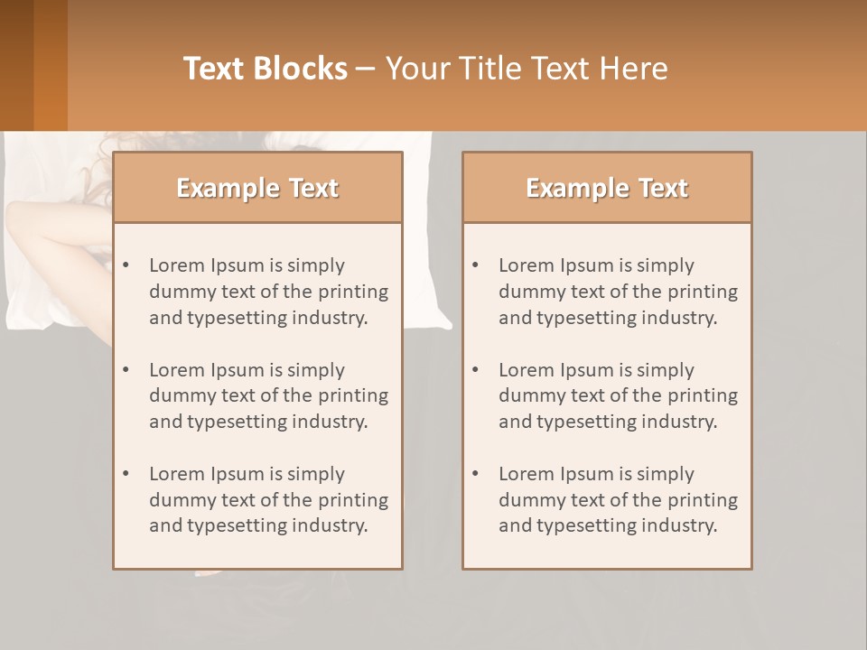 Older Portrait Peaceful PowerPoint Template