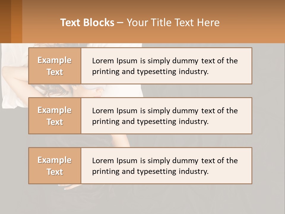 Older Portrait Peaceful PowerPoint Template