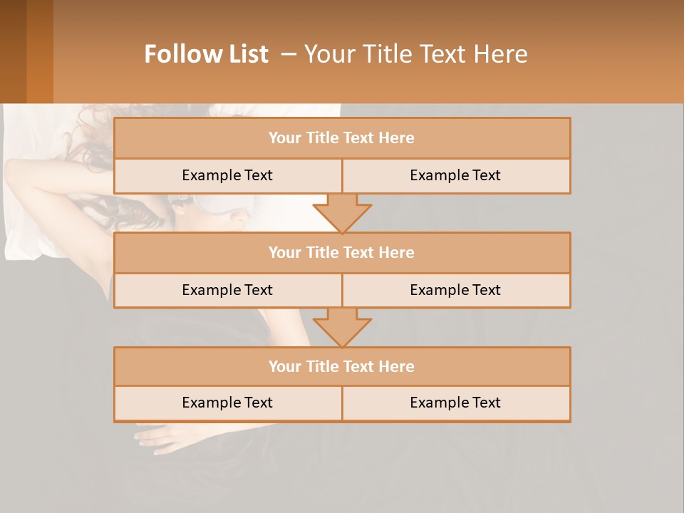 Older Portrait Peaceful PowerPoint Template