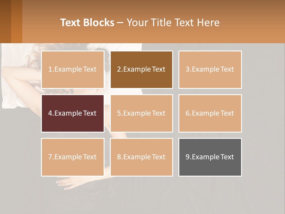 Older Portrait Peaceful PowerPoint Template