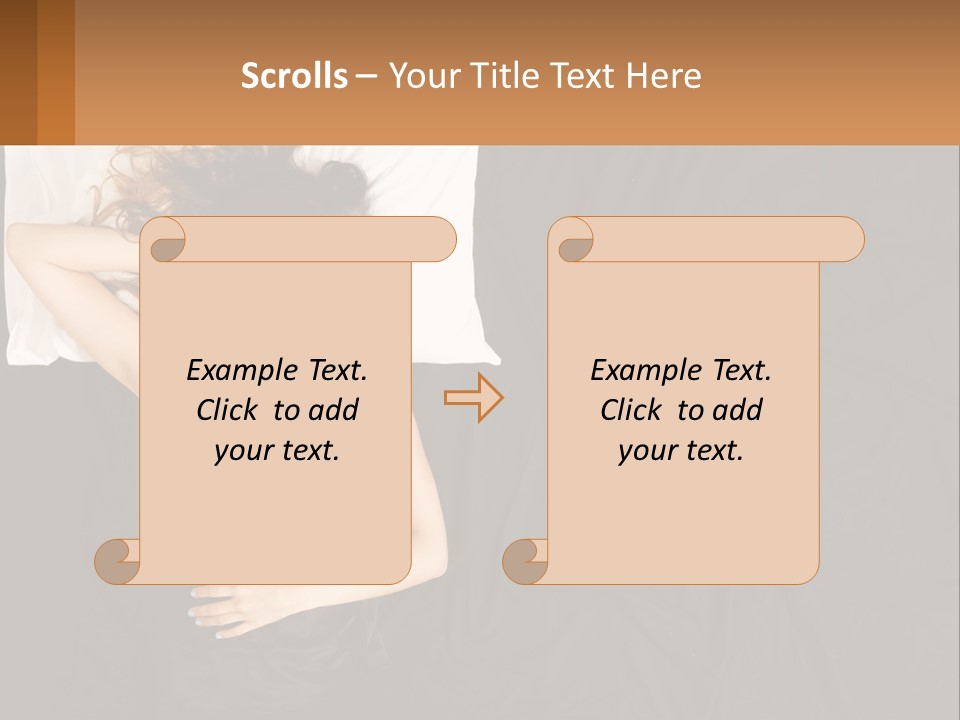 Older Portrait Peaceful PowerPoint Template