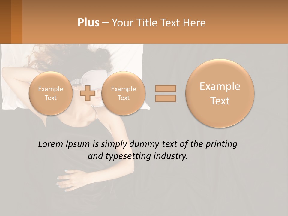 Older Portrait Peaceful PowerPoint Template