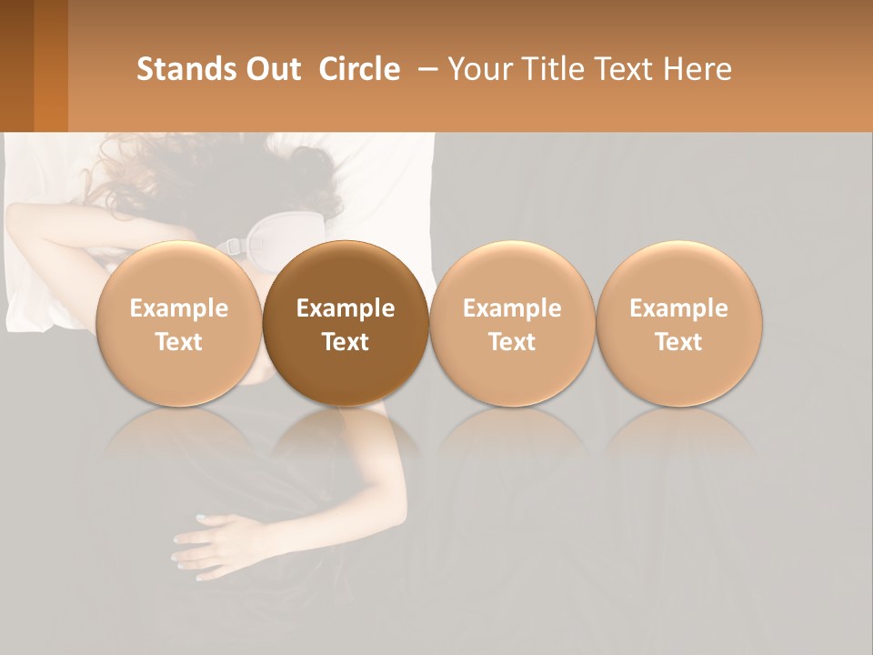 Older Portrait Peaceful PowerPoint Template