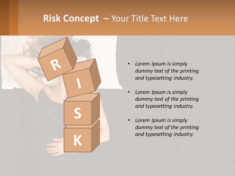 Older Portrait Peaceful PowerPoint Template