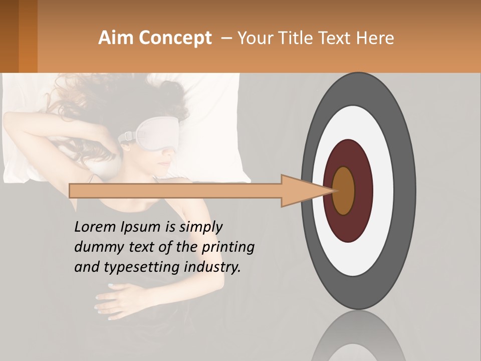 Older Portrait Peaceful PowerPoint Template