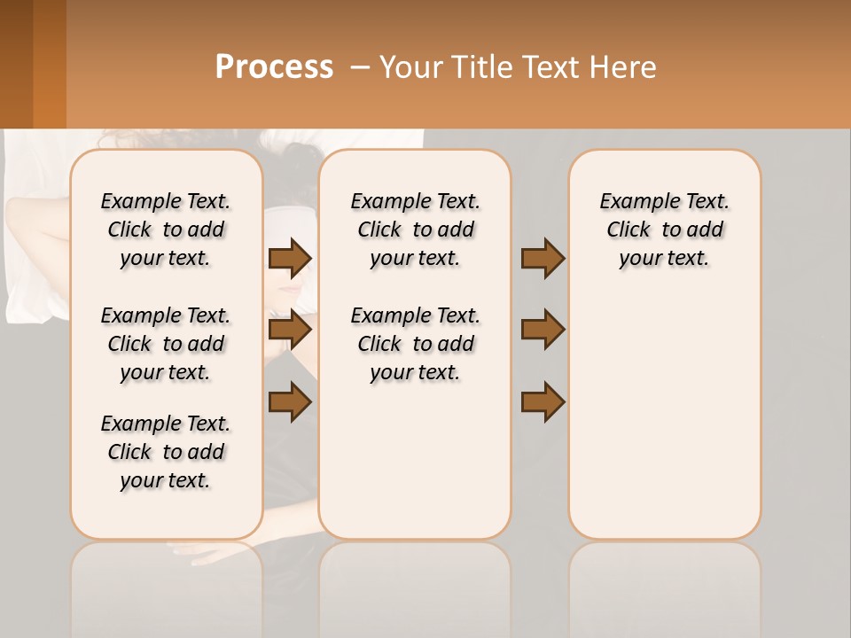 Older Portrait Peaceful PowerPoint Template