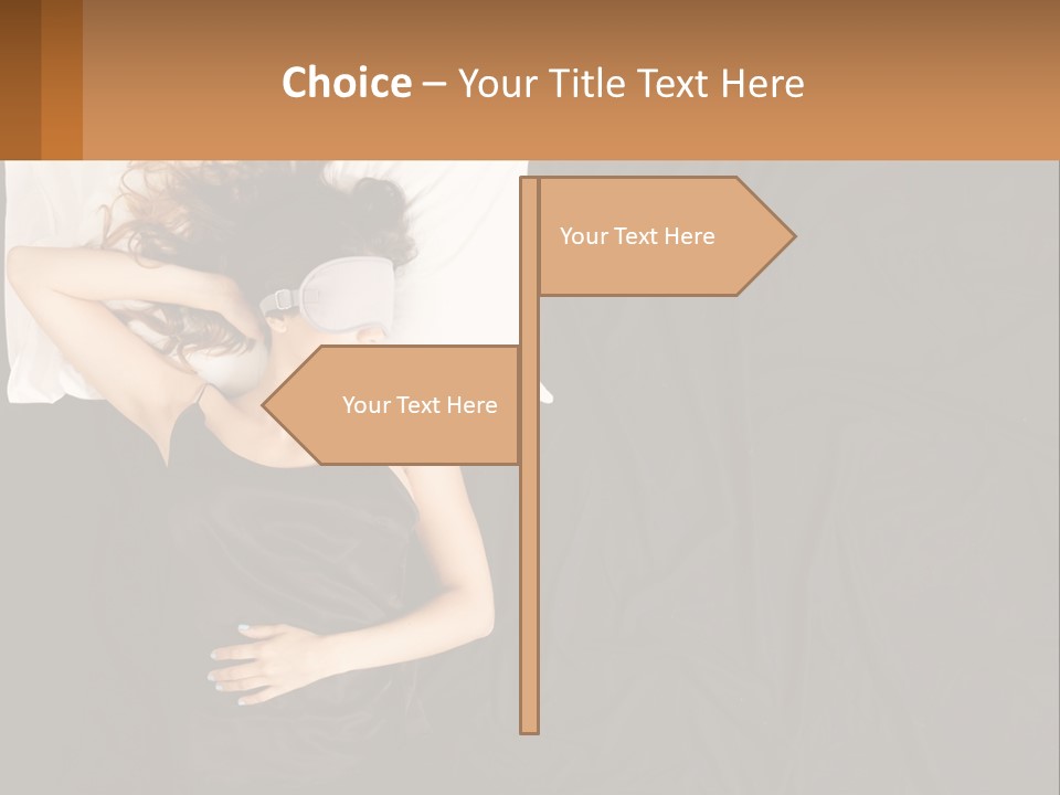 Older Portrait Peaceful PowerPoint Template