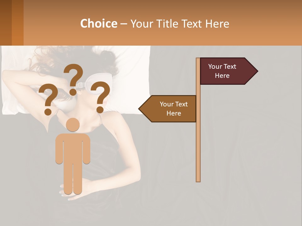 Older Portrait Peaceful PowerPoint Template