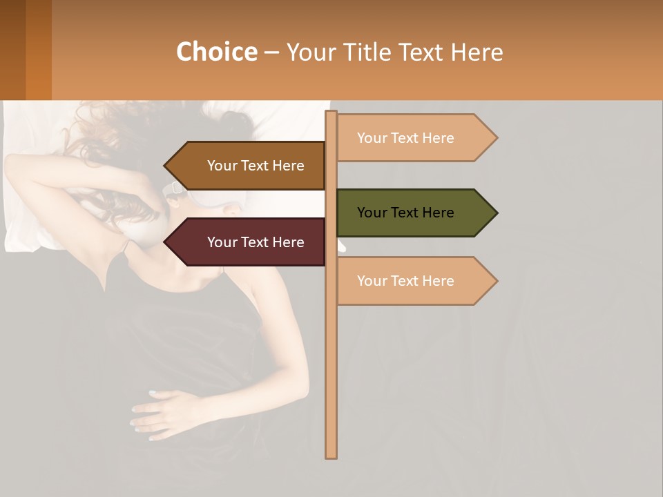 Older Portrait Peaceful PowerPoint Template