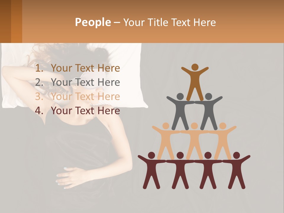 Older Portrait Peaceful PowerPoint Template