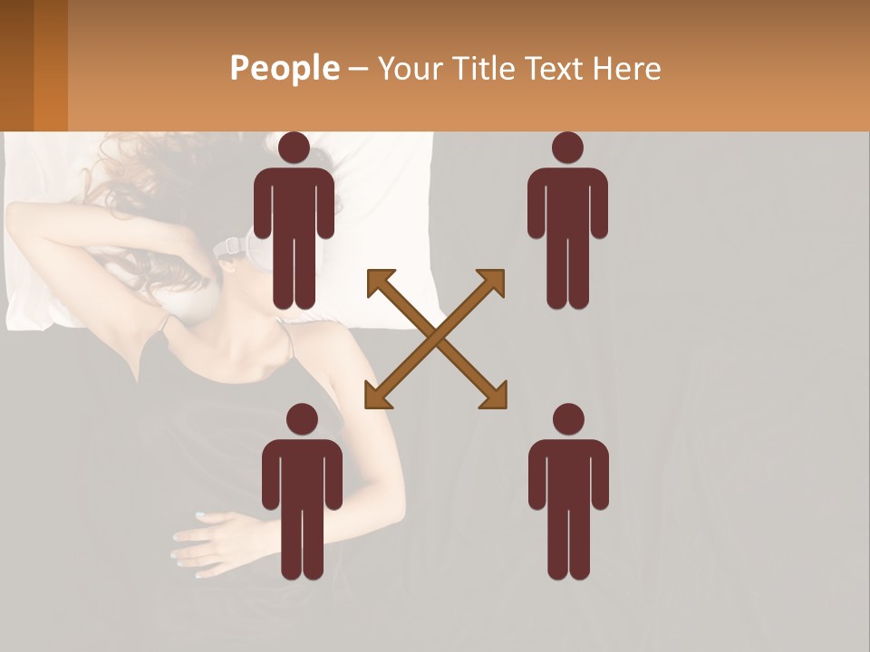 Older Portrait Peaceful PowerPoint Template