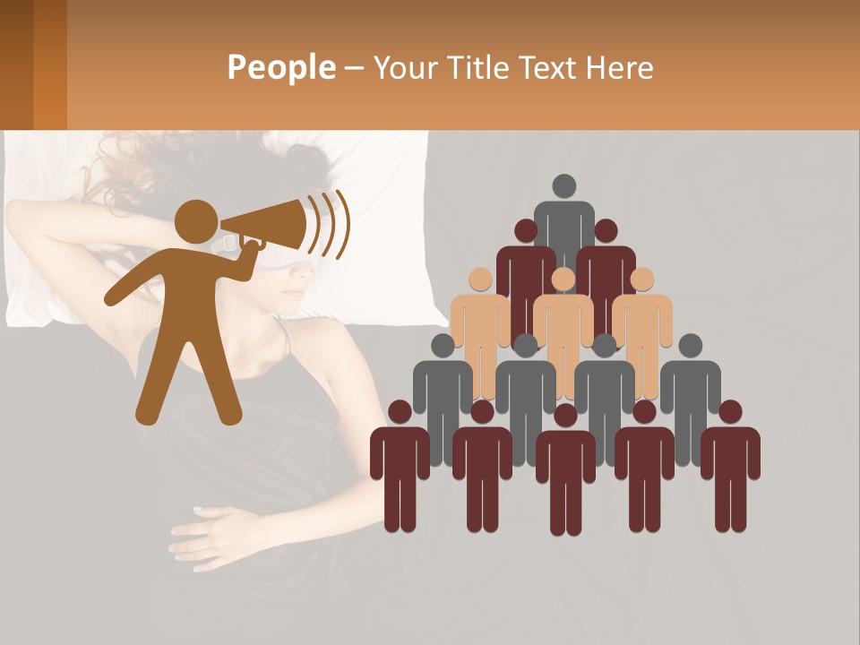 Older Portrait Peaceful PowerPoint Template