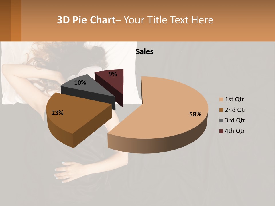 Older Portrait Peaceful PowerPoint Template