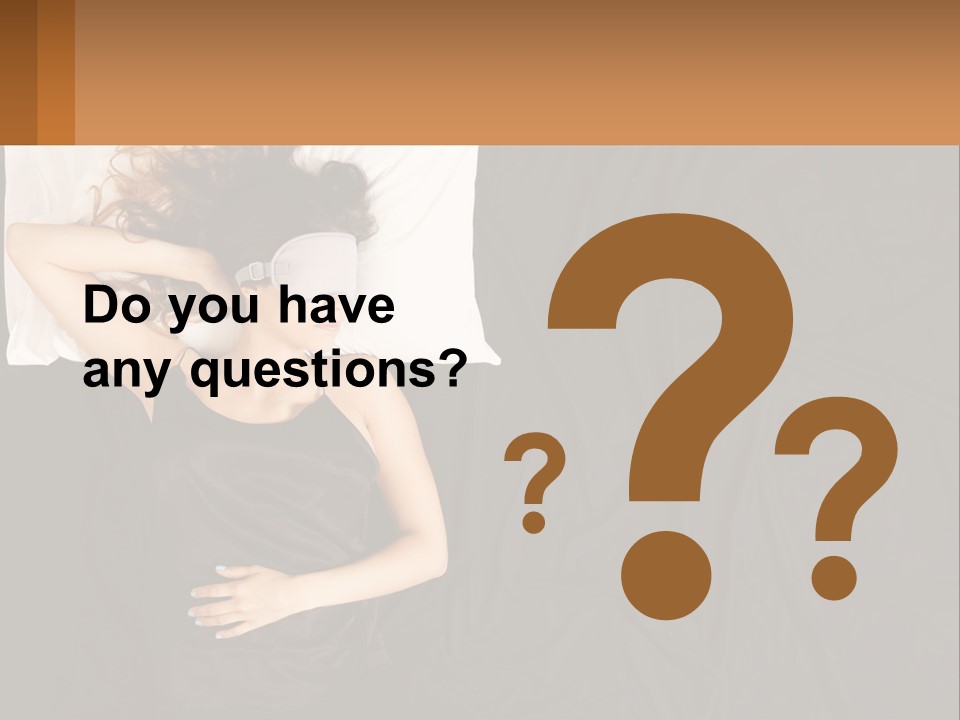 Older Portrait Peaceful PowerPoint Template