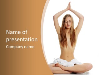 Wave Daughter Peaceful PowerPoint Template