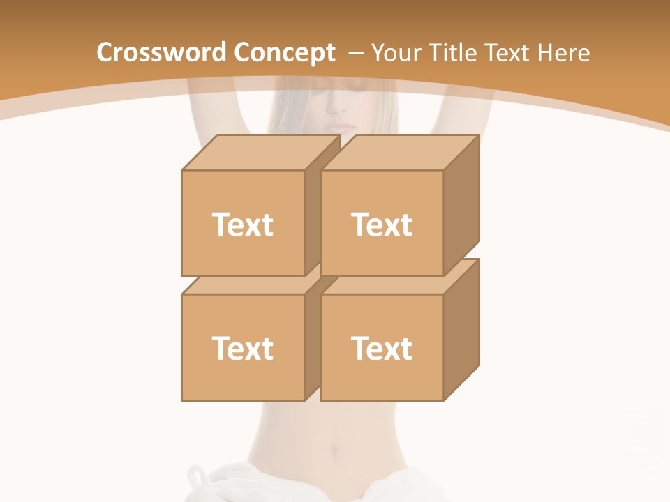 Wave Daughter Peaceful PowerPoint Template