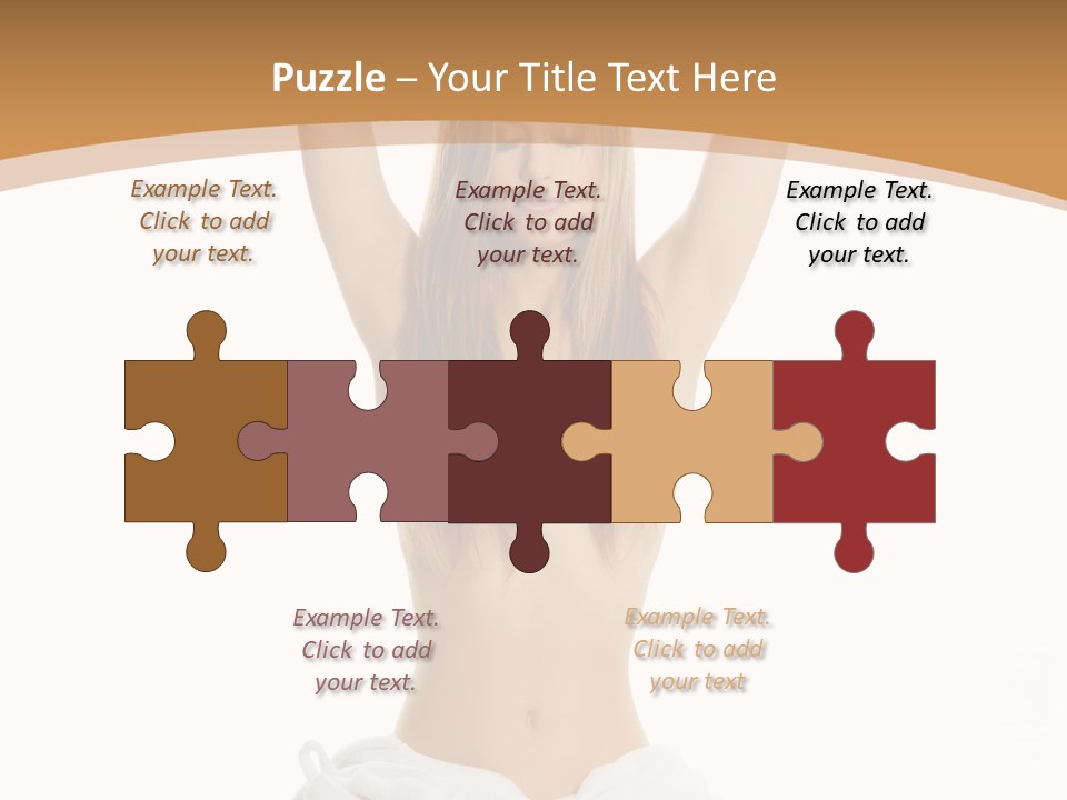 Wave Daughter Peaceful PowerPoint Template