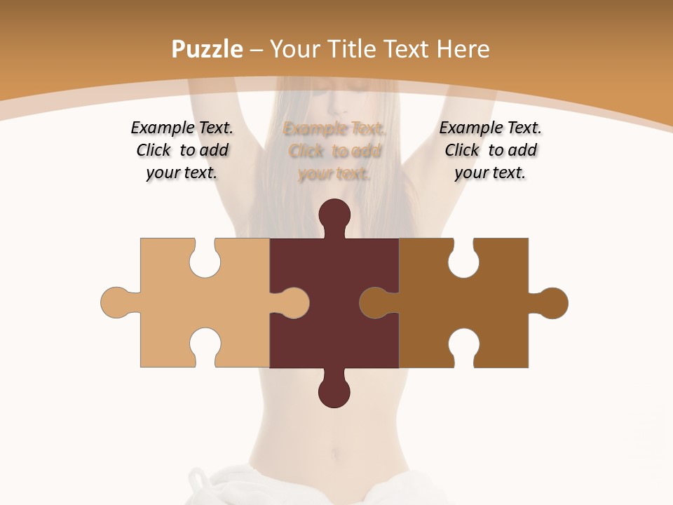 Wave Daughter Peaceful PowerPoint Template