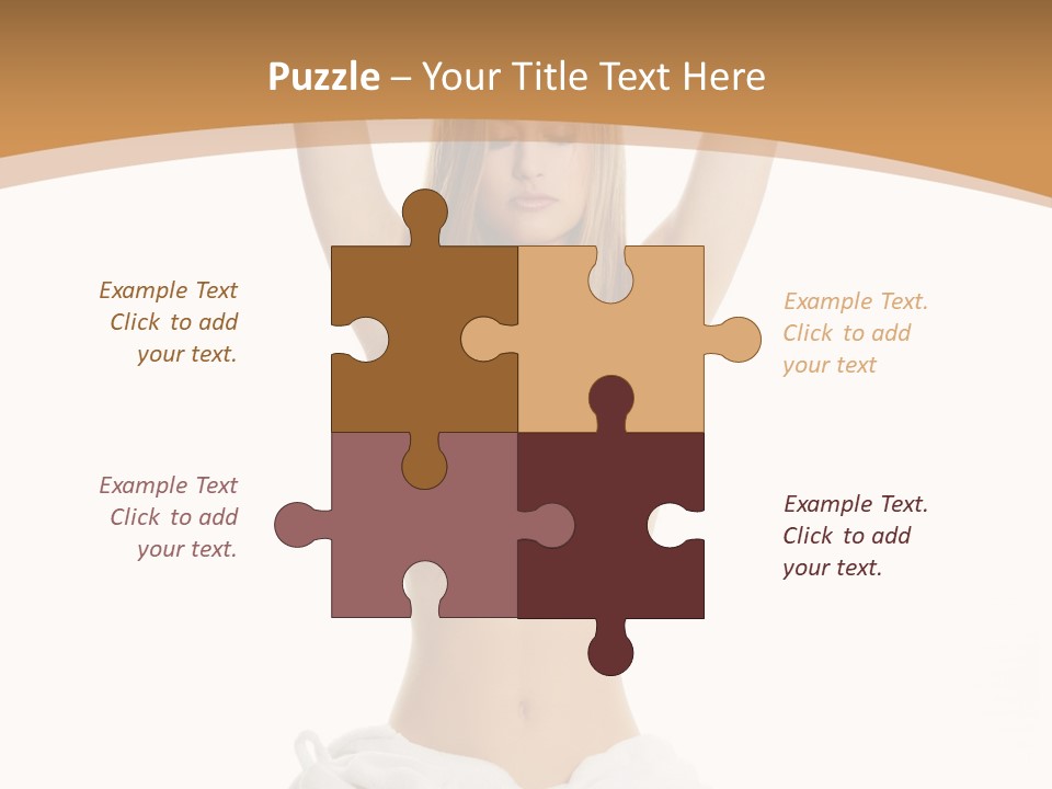 Wave Daughter Peaceful PowerPoint Template