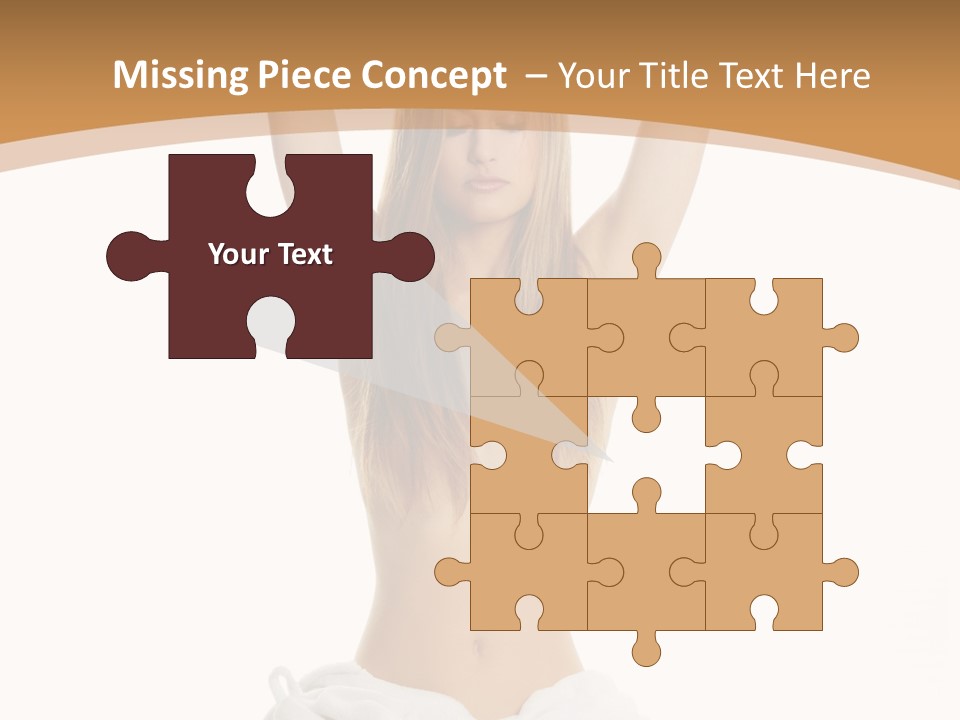 Wave Daughter Peaceful PowerPoint Template