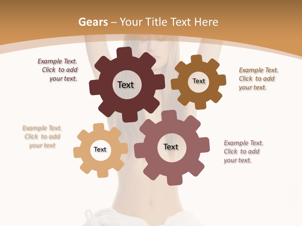 Wave Daughter Peaceful PowerPoint Template