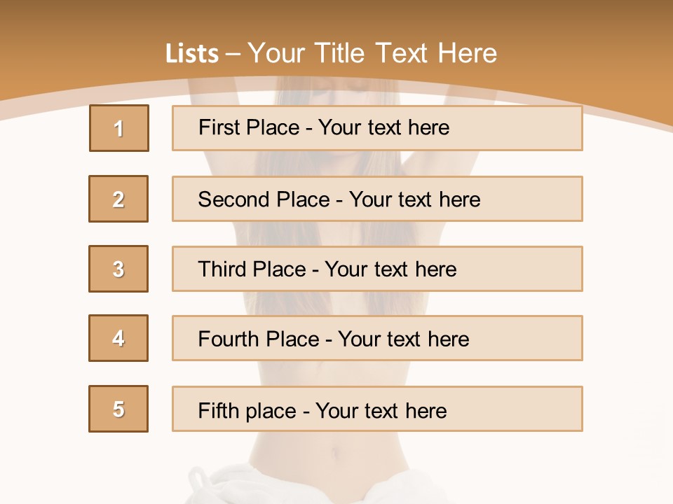 Wave Daughter Peaceful PowerPoint Template