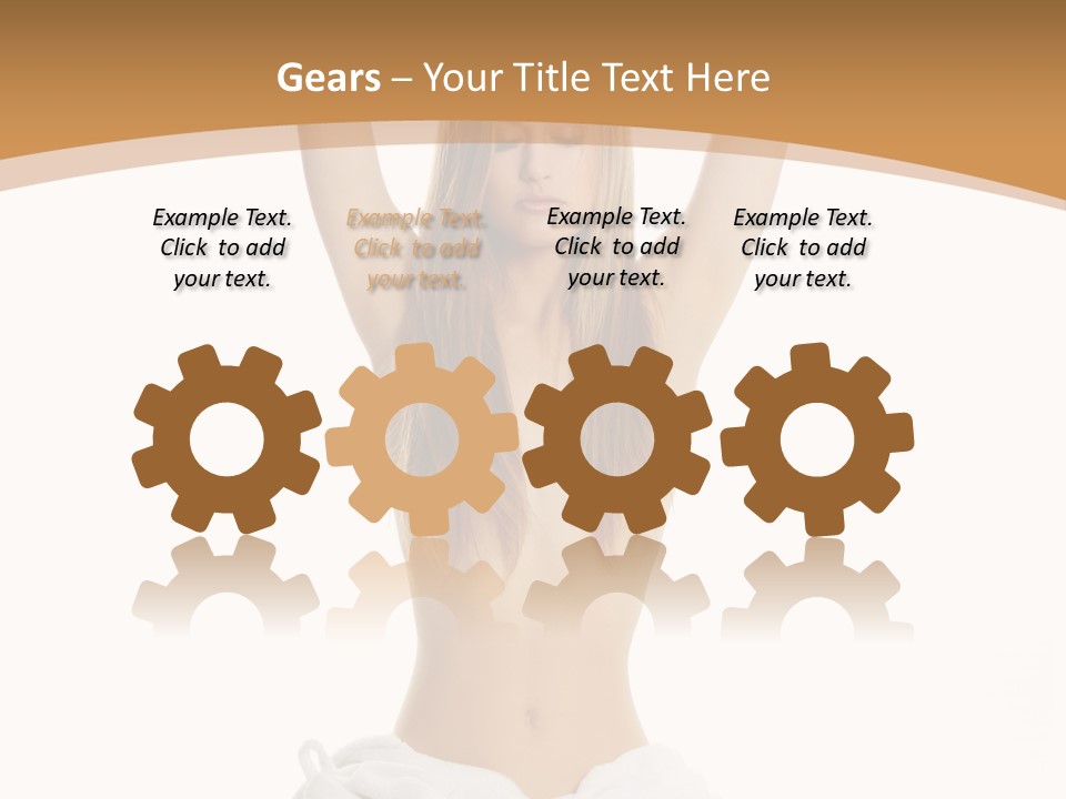 Wave Daughter Peaceful PowerPoint Template