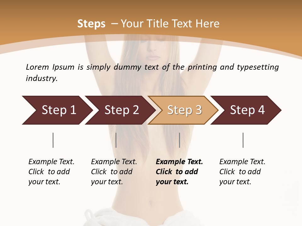 Wave Daughter Peaceful PowerPoint Template