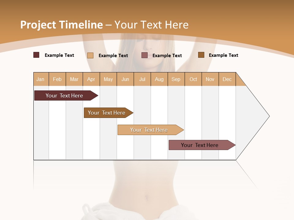 Wave Daughter Peaceful PowerPoint Template