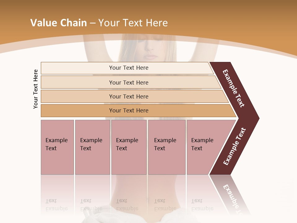 Wave Daughter Peaceful PowerPoint Template