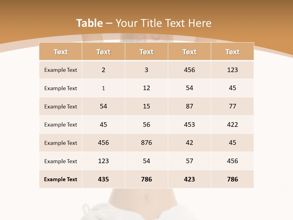 Wave Daughter Peaceful PowerPoint Template