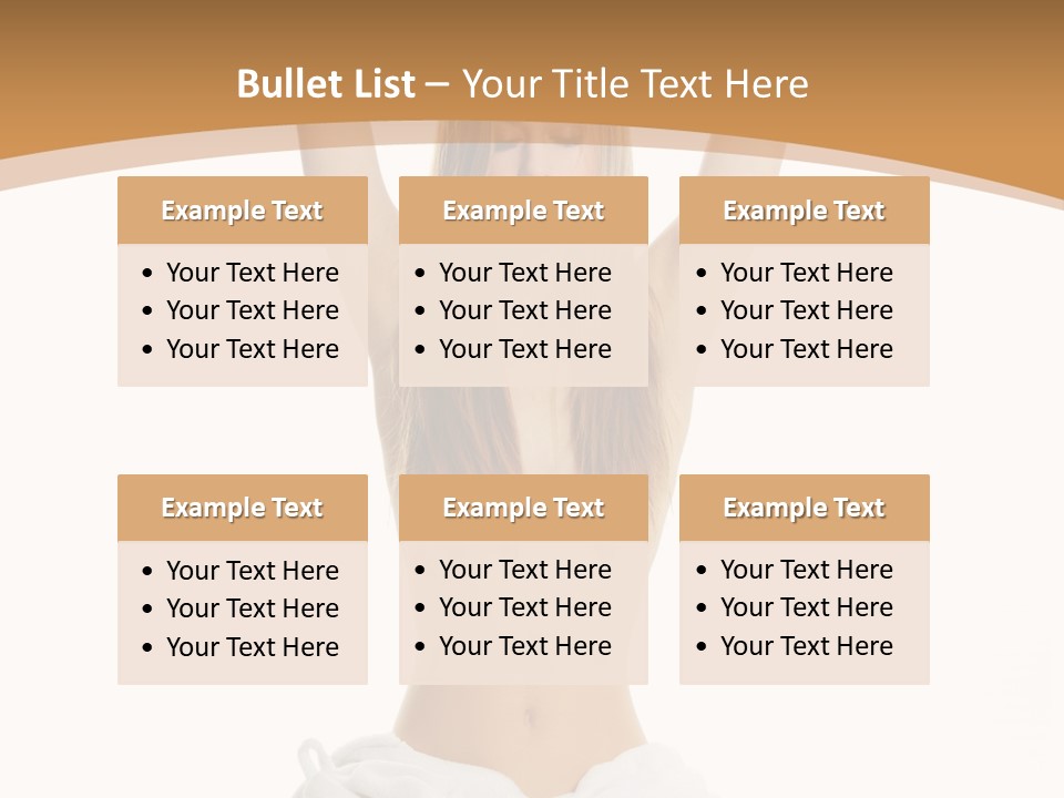 Wave Daughter Peaceful PowerPoint Template