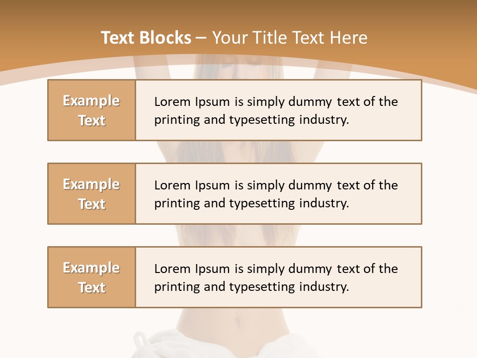 Wave Daughter Peaceful PowerPoint Template