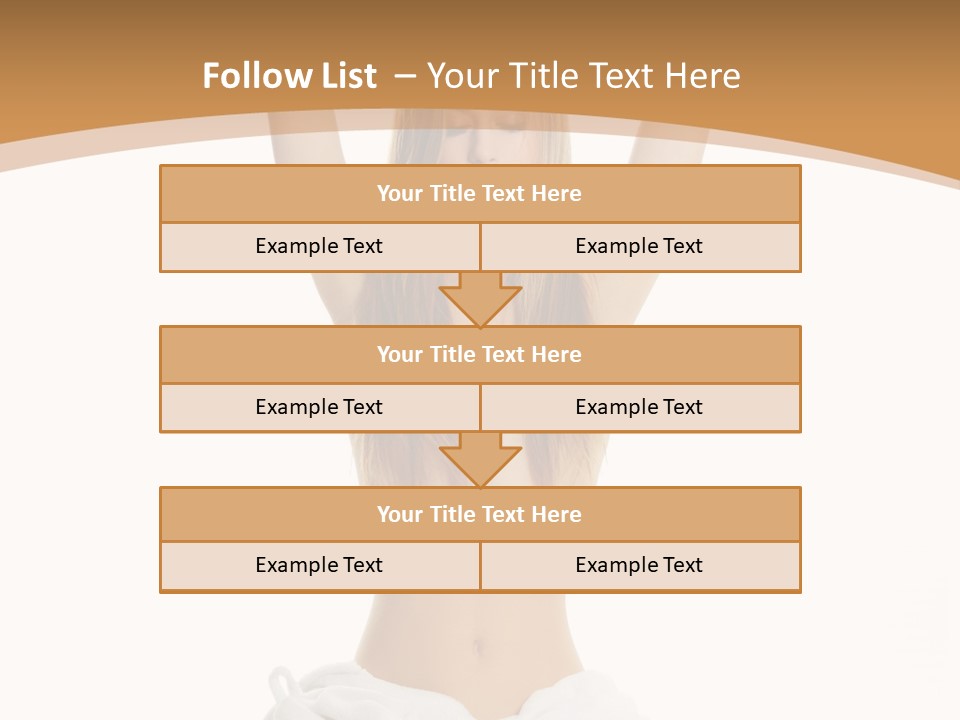 Wave Daughter Peaceful PowerPoint Template