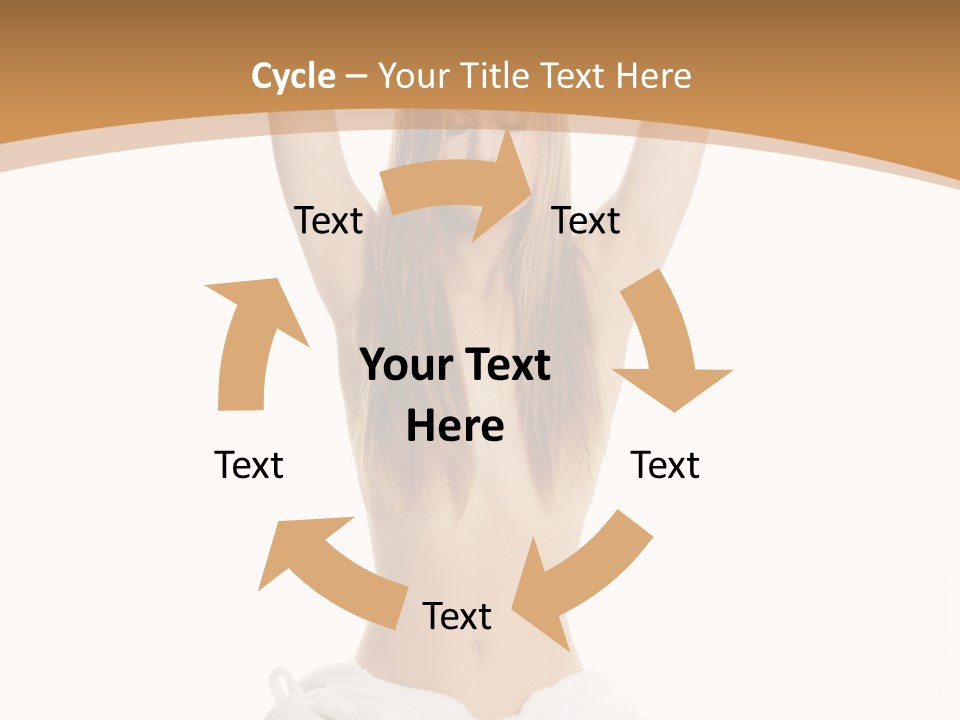 Wave Daughter Peaceful PowerPoint Template