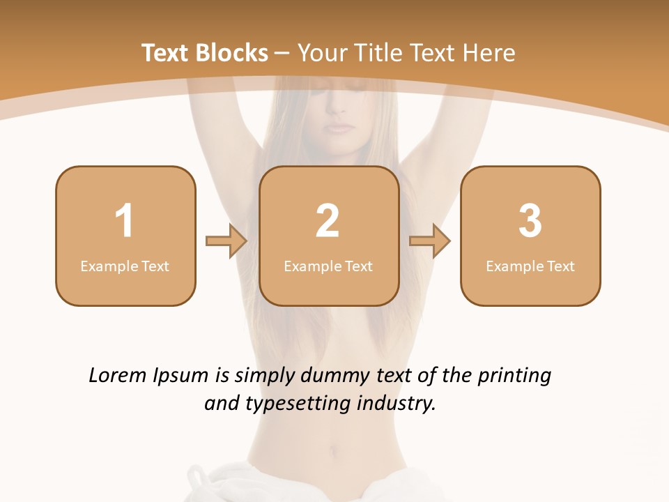 Wave Daughter Peaceful PowerPoint Template