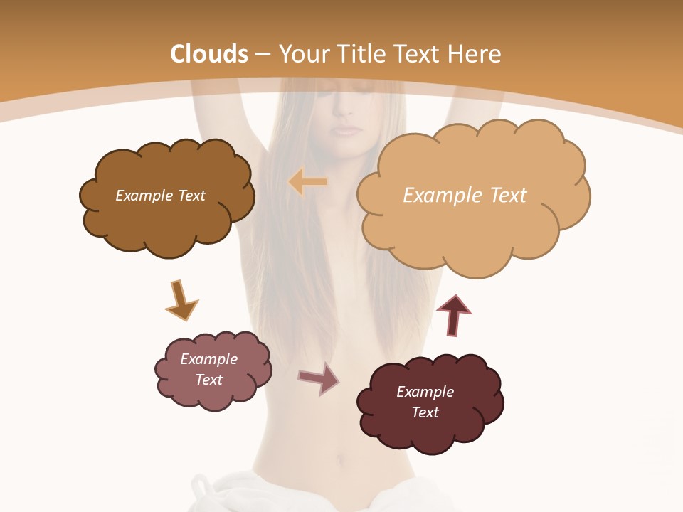 Wave Daughter Peaceful PowerPoint Template